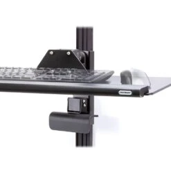 LeverLift Articulating Keyboard Slider Mount -TechCore Sales Store leverlift articulating keyboard tray black