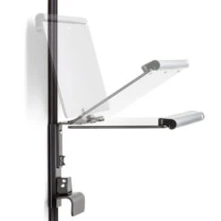 LeverLift Access Compact Monitor/Keyboard Wall Mount -TechCore Sales Store leverlift folding keyboard tray black isometric view