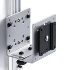 LeverLift Access Compact Monitor/Keyboard Wall Mount -TechCore Sales Store leverlift large thin client cpu holder 75x75 vesa front gray