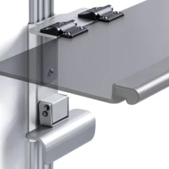 LeverLift Height Adjustable Folding Keyboard Wall Mount -TechCore Sales Store leverlift slider folding tray gray