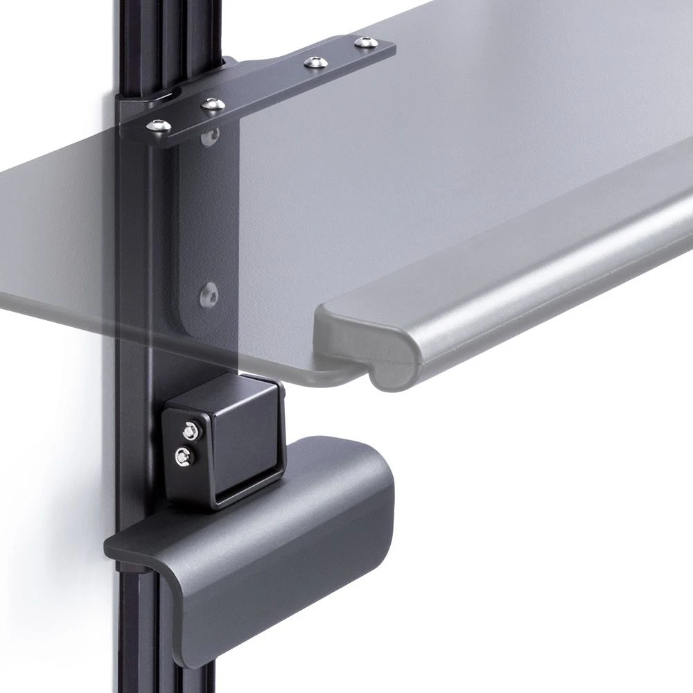 LeverLift Height Adjustable Fixed Angle Keyboard Tray 3 LeverLift Height Adjustable Fixed Angle Keyboard Tray - Image 3