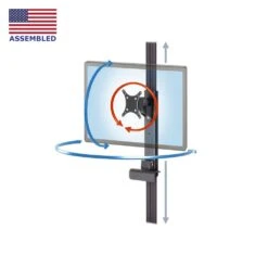 LeverLift Touch Adjustable Tablet Wall Mount