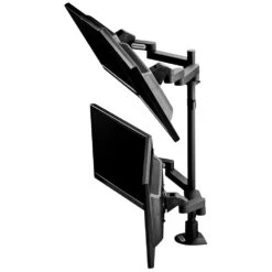 LS1512Q Quad Monitor Stand -TechCore Sales Store ls1512q quad monitor stand for four monitors two forward facing two angled down black