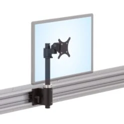LS413S Single Monitor Mount -TechCore Sales Store ls413s compact horizontal track monitor mount iso high
