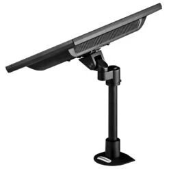 LS413S Single Monitor Mount -TechCore Sales Store ls413s monitor stand black pole back tilted up black