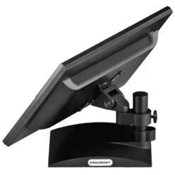 DS9109XS Low Profile Monitor Stand -TechCore Sales Store ls90109xs short low monitor stand facing away side angle