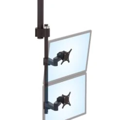 LS9137D Adjustable Dual Monitor Stand 36 LS9137D Adjustable Dual Monitor Stand -TechCore Sales Store ls9137d dual monitor overhead mount iso low