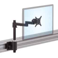 LS9137S Adjustable Monitor Stand -TechCore Sales Store ls9137s horizontal track monitor mount iso high