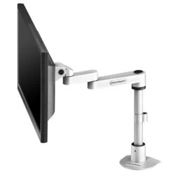LS9137S Adjustable Monitor Stand -TechCore Sales Store ls9137s monitor mount stand desk mount metallic gray