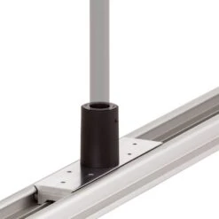 Mount Kit Q: Desktop Monitor Mount On Horizontal Sliding Trolley -TechCore Sales Store mount kit q desktop sliding mount iso black closeup pole mount