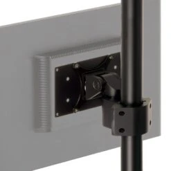 PM40 Monitor Pole Mount -TechCore Sales Store pm40 articulating pole mount on p192 black 100x200 vesa iso