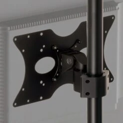 PM40 Monitor Pole Mount -TechCore Sales Store pm40 articulating pole mount on p192 black 200x400 vesa iso