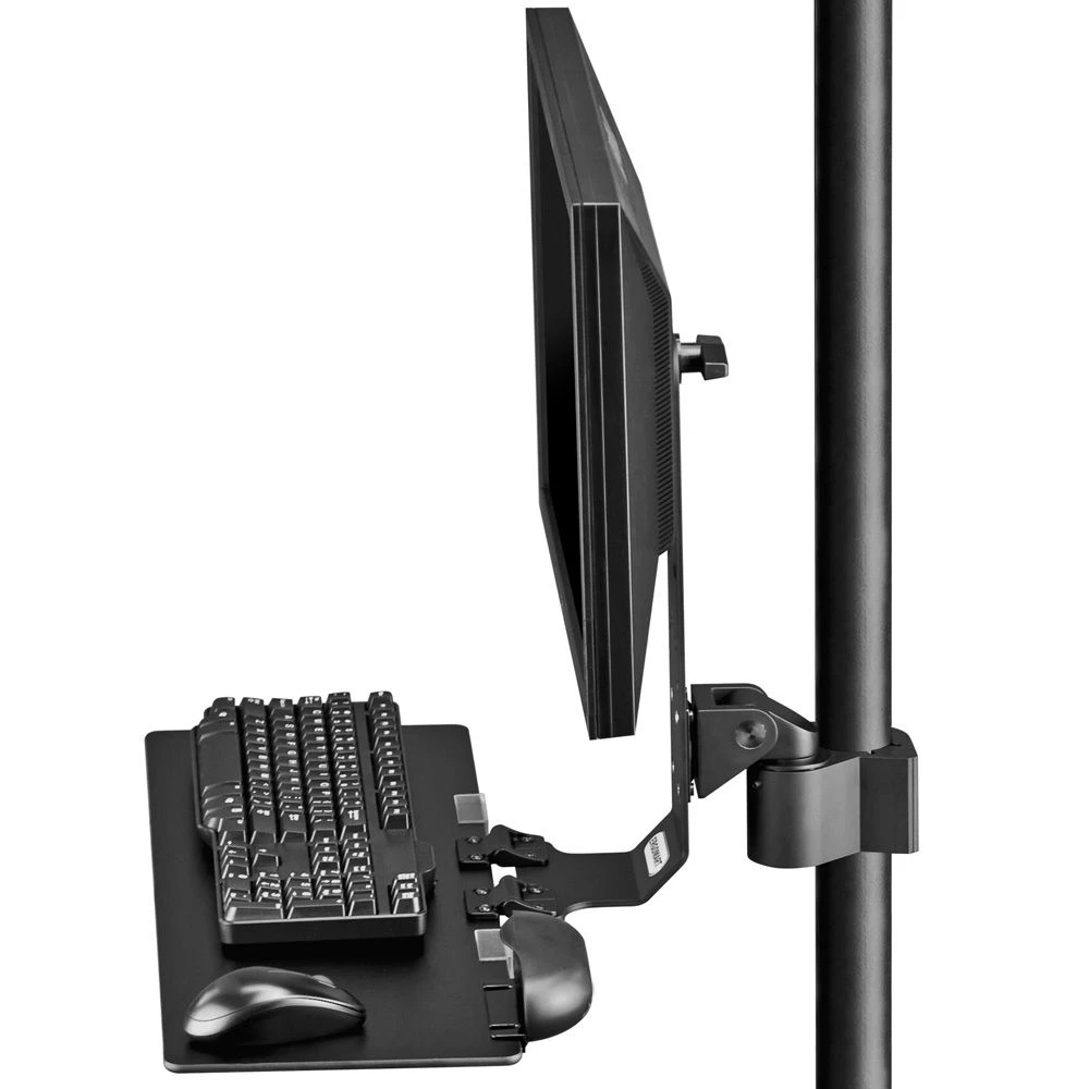 PM40 Pole Mount Bracket With Keyboard Tray 2 PM40 Pole Mount Bracket With Keyboard Tray - Image 2