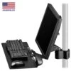 PM40 Pole Mount Bracket With Keyboard Tray