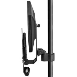 PM40 Pole Mount Bracket With Keyboard Tray 8 PM40 Pole Mount Bracket With Keyboard Tray -TechCore Sales Store pm40 bb103 pole mount monitor arm keyboard tray side tray closed black