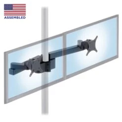 PM44 Dual Monitor Pole Mount
