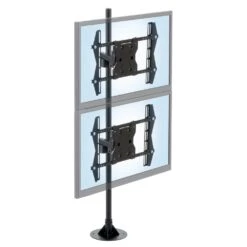 PM80 Heavy Duty Monitor Pole Mount -TechCore Sales Store pm80 heavy duty monitor pole mount two