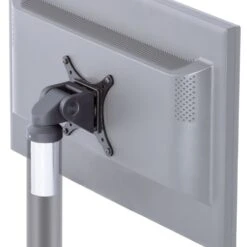 PM90 Pole Top Monitor Mount 12 PM90 Pole Top Monitor Mount -TechCore Sales Store pm90 pole top monitor mount with monitor rear isometric view