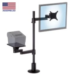 POS9137 Dual Arm Point Of Sale Stand
