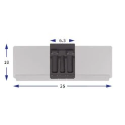 Repose Height Adjustable Countertop Keyboard Tray 9 Repose Height Adjustable Countertop Keyboard Tray -TechCore Sales Store repose lifting keyboard mount top view footprint