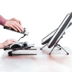 Repose Height Adjustable Countertop Keyboard Tray 7 Repose Height Adjustable Countertop Keyboard Tray -TechCore Sales Store repose sit stand keyboard tray height and angle settings