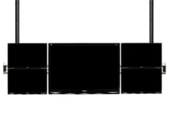 Roller Track Sliding Horizontal Mount System -TechCore Sales Store roller track workstation alternate monitor configurations gif 2