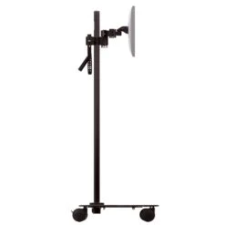 MCART-EZ3 Heavy-Duty Mobile Triple Monitor Cart 12 MCART-EZ3 Heavy-Duty Mobile Triple Monitor Cart -TechCore Sales Store rolling monitor cart 03 side view black