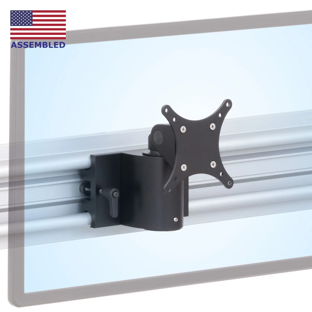 Low Profile Articulating Roller Track Monitor Mount 1 Low Profile Articulating Roller Track Monitor Mount