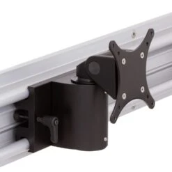 Low Profile Articulating Roller Track Monitor Mount 14 Low Profile Articulating Roller Track Monitor Mount -TechCore Sales Store rt art mount roller track compact monitor mkit m2 close up black