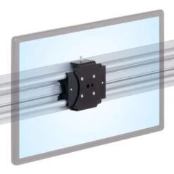 Roller Track Movable/Sliding Flush Monitor Mounts -TechCore Sales Store rt flush positioner 100mm vesa monitor iso