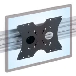 Roller Track Quick-Release Movable Monitor Mounts -TechCore Sales Store rt flush positioner 200x400mm quick release vesa monitor iso