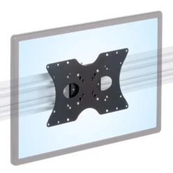 Roller Track Movable/Sliding Flush Monitor Mounts -TechCore Sales Store rt flush positioner 200x400mm vesa monitor iso