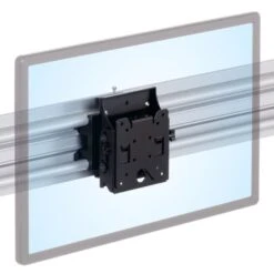 Roller Track Quick Release Tilting Sliding Monitor Mount -TechCore Sales Store rt flush positioner st632 tilting vesa monitor iso