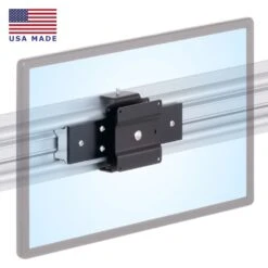 Roller Track Quick-Release Movable Monitor Mounts