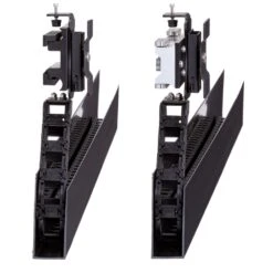 Roller Track Quick-Release Movable Monitor Mounts -TechCore Sales Store rt flush trolley br wm 100mm vesa quick release wire manager side iso