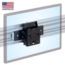 Roller Track Quick Release Tilting Sliding Monitor Mount