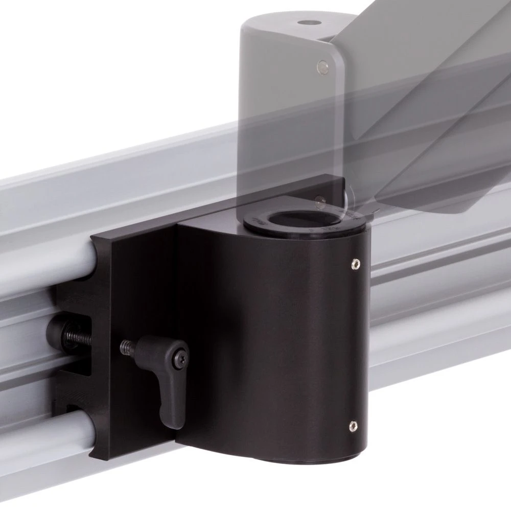 Roller Track Monitor Arm On Sliding/Movable Wall Mount 8 Roller Track Monitor Arm On Sliding/Movable Wall Mount - Image 8