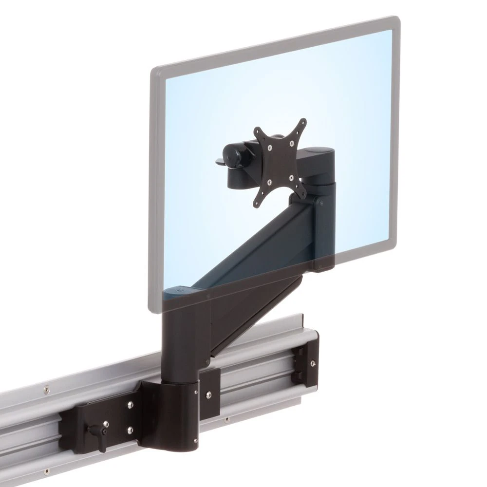 Roller Track Monitor Arm On Sliding/Movable Wall Mount 5 Roller Track Monitor Arm On Sliding/Movable Wall Mount - Image 5