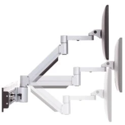 Roller Track Monitor Arm On Sliding/Movable Wall Mount 11 Roller Track Monitor Arm On Sliding/Movable Wall Mount -TechCore Sales Store rt saa arm monitor mount saa7000 gray side