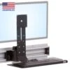 Roller Track Adjustable Sliding Workstation Mount