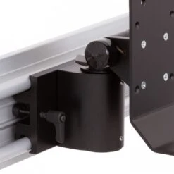 Roller Track Adjustable Sliding Workstation Mount -TechCore Sales Store rt trs mount roller track monitor keyboard mkit m2 backbar close up