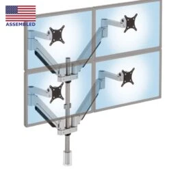 TechCore Sales Store 33 SA4A Quad Monitor Stand