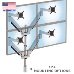 SA4A Quad Monitor Stand 10 SA4A Quad Monitor Stand -TechCore Sales Store sa4a quad monitor stand square tile