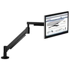 SAA4229 Extra Long Monitor Arm 19 SAA4229 Extra Long Monitor Arm -TechCore Sales Store saa4229kit heavy duty monitor arm desk mounted high side black 1