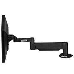 SAA7000 Articulating Monitor Mount -TechCore Sales Store saa7000 monitor arm desk mount black extended