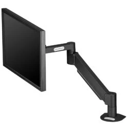 SAA7000 Articulating Monitor Mount -TechCore Sales Store saa7000 monitor arm desk mount black up