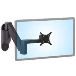 SAA7000 Articulating Monitor Mount -TechCore Sales Store saa7000 monitor arm desk mount black wall mount lowered 2020