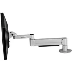 SAA7000 Articulating Monitor Mount -TechCore Sales Store saa7000 monitor arm desk mount grey extended