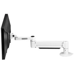SAA7000 Articulating Monitor Mount -TechCore Sales Store saa7000 monitor arm desk mount white extended