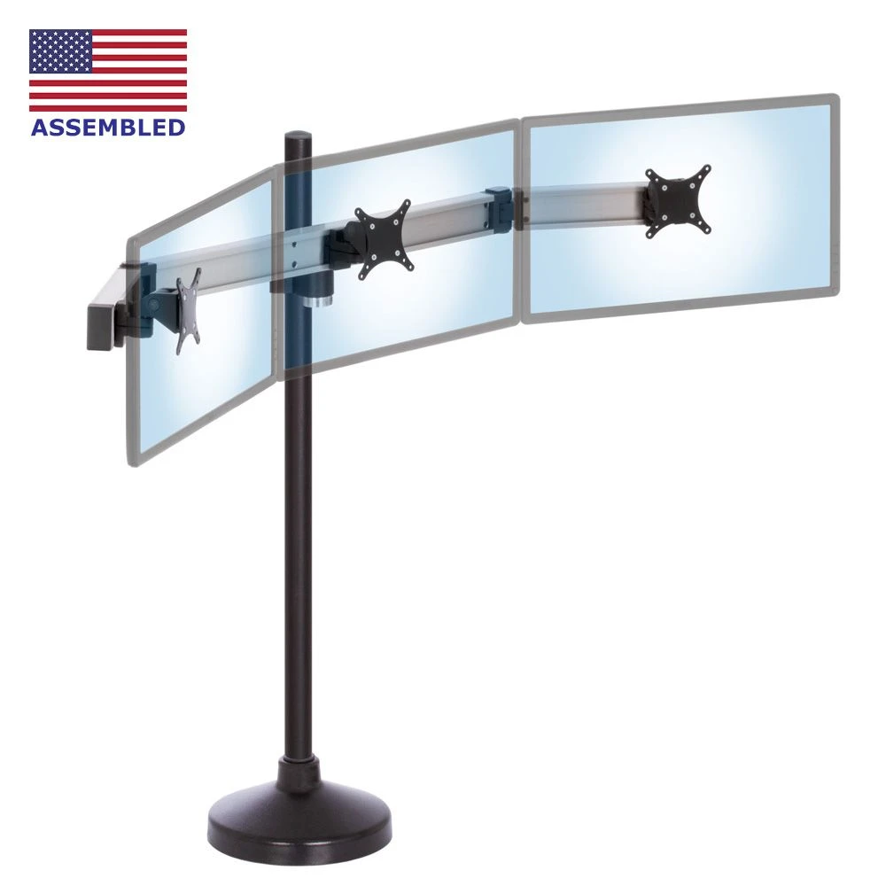PM192-EZ3 Three Monitor Floor Stand 1 PM192-EZ3 Three Monitor Floor Stand